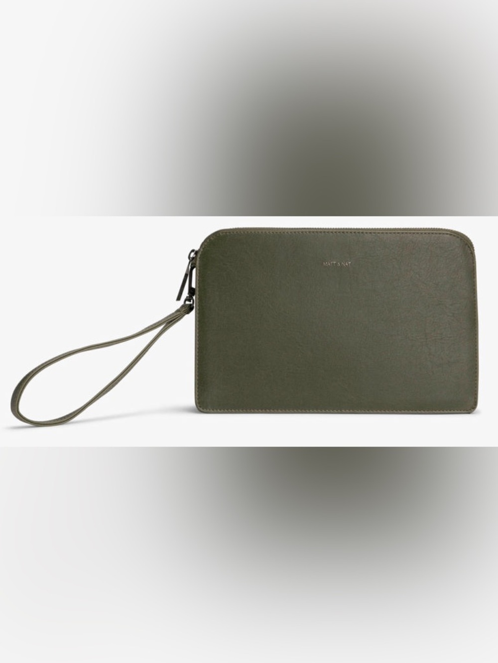 Matt & Nat Vegan Olive Wristlet/Clutch